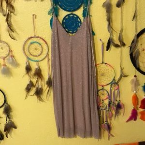 Zara champagne sparkle dress